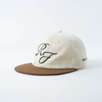 Casquette de baseball structurée de haute qualité pour adulte, 58 cm, personnalisée, 6 panneaux, en coton brodé, avec visière ronde