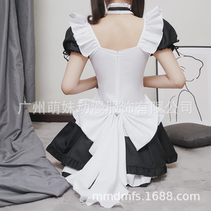 Disfraz de Sirvienta, Vestido Lolita Blanco y Negro, Conjunto de Princesa, Primavera 2025, Origen Guangzhou - Product Image 2
