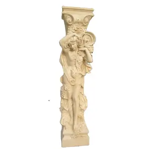 Home Decoration Beauty Lady Use Small Roman Pillars for Sale