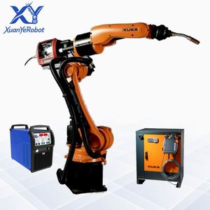 Brazo Robótico Articulado de 6 Ejes KUKA para Soldadura, Motor PLC, Accionamiento Servoeléctrico, Protección IP54/IP65, Voltaje 380V/220V, 12kg - Product Image 1
