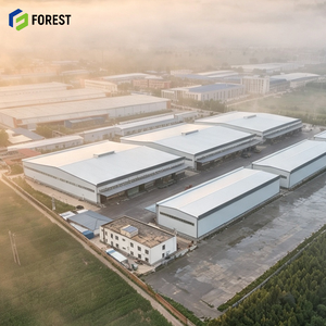 Atelier industriel modulaire préfabriqué en acier à haute capacité de charge, entrepôt préfabriqué à portée libre, dépôt de marchandises - Product Image 1