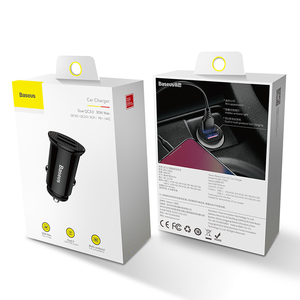 Chargeur de voiture <span class=keywords><strong>USB</strong></span> 30W <span class=keywords><strong>Baseus</strong></span> Charge rapide 4.0 3.0 FCP SCP AFC <span class=keywords><strong>USB</strong></span> PD Chargeur de téléphone de voiture pour Huawei Xiaomi <span class=keywords><strong>iPhone</strong></span> 12 - Product Image 6