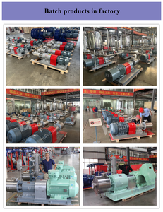 Huayun Stainless Steel Mayonnaise Mixer Dispersing Pump Sanitary Chemicals Emulsifier High-shearing Homogenizer - Product Image 3