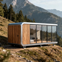 Maisons conteneurs Apple Cabin 20ft 40ft à assemblage rapide tout-en-un, design moderne, prêtes pour l'énergie solaire, multi-scénarios (hôtel, bureau, villa)