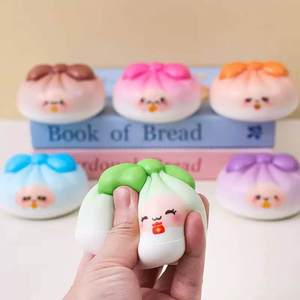 ของเล่นบีบตุ๊กตาซาลาเปา PU บีบแล้วคืนตัวช้า สำหรับเด็กอายุ 3 ปีขึ้นไป - Product Image 2