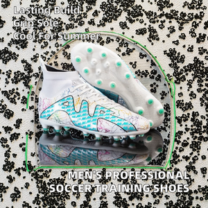 Chaussures de football professionnelles pour hommes Coupe du Monde 2026 – Crampons antidérapants <span class=keywords><strong>FG</strong></span> pour entraînement sur gazon – Collection Printemps-Automne - Product Image 2