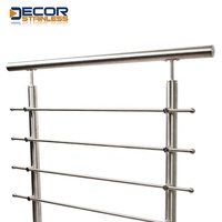 Conception de balustrade d'acier inoxydable pour la conception d'escaliers