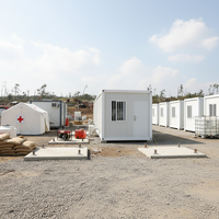 Casas Modulares Prefabricadas de Fábrica, Contenedor de 3 Habitaciones, Casa Contenedor Desmontable