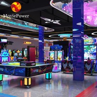 Mesin Game VR Harga Pabrik MoviePower, Simulator VR Taman Hiburan, Mesin Game Arcade Koin untuk Hiburan