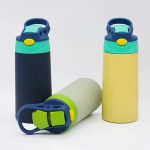 BPAフリー350ml子供用ステンレス鋼断熱シッピーキッズウォーターボトル、フィルプトップ付き
