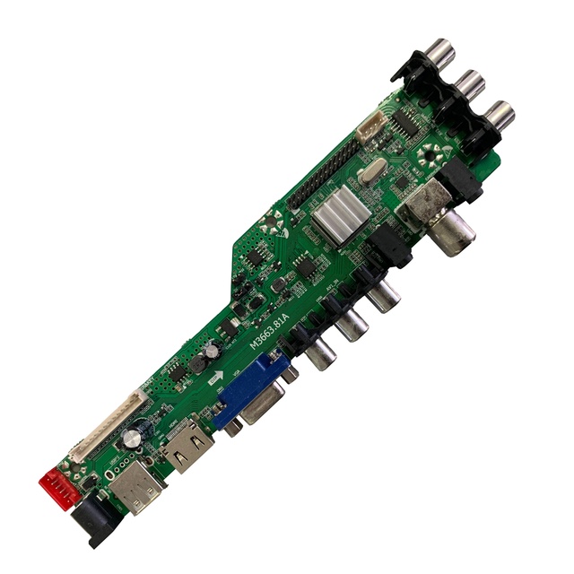 Digital Signal DVB-C DVB-T2 DVB-T Universal LCD TV Controller Driver Board/LCD TV PCBA