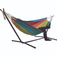 Chaise hamac debout libre deux personnes support hamac Camping chaise pivotante extérieur suspendu lit toile