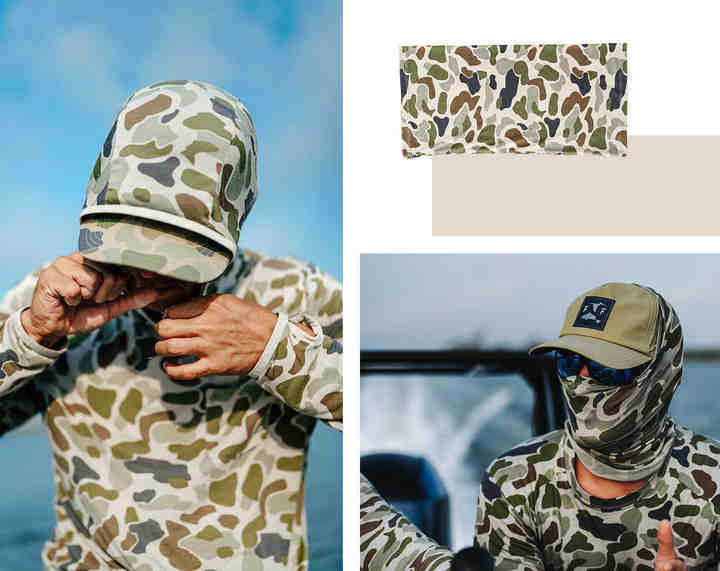 Men's Dot Camo UV Vented Fishing Shirt