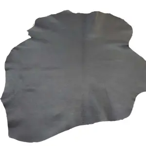 Black genuine leather Drum soft goat skin for jacket bags shoes material