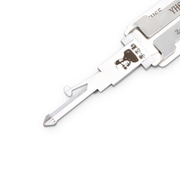 Décodeur d'outil de sélection Lishi 2in1 d'origine pour Yamaha YH65 No.075146 Fournitures de serrurier-Serrure de moto en plastique et en acier