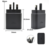 Promo Panas Charger Travel 45W PD Tipe C Set Kabel Pengisian Daya Super Cepat Adaptor Daya USB C untuk Samsung Galaxy S21 S22 S23 S24 S25