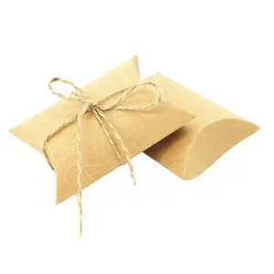 不同尺寸和印刷模切硬质牛皮纸包装枕头礼品盒包装盒包装制造商