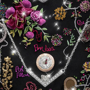 Collar de Letra V con Moissanita de Alta Calidad, Color D, 1 Quilate, Chapado en Rodio, Corte Brillante, para Mujer, Plata de Ley 925 - Product Image 3