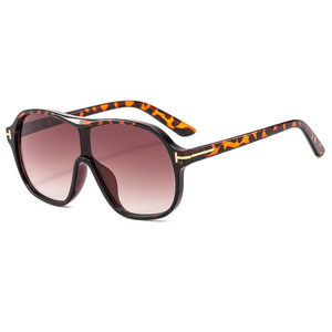 <b>Sunglasses</b> Square <b>Oversized</b> T Shape Black Frame PC Lens UV400 Women Fashion - Product Image 5