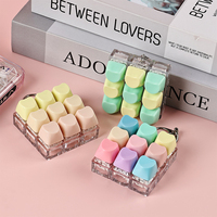 Jouets anti-stress en forme de cœur pour adultes, porte-clés coloré avec bouton clic pour soulager le stress au travail, TDAH, autisme, ASMR