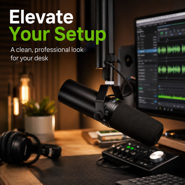 2026 Hot SM7dB Cardioid Dynamic Vocal Microphone with Built-In Preamp Mic Studio Broadcasting Podcasting Streaming