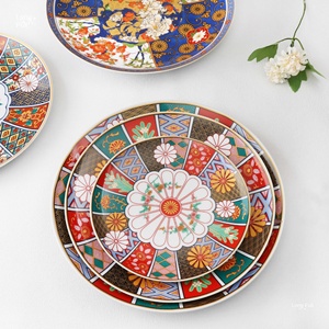 Décalcomanie japonaise en céramique pour <span class=keywords><strong>cuisine</strong></span> créative Assiette plate jetable Sushi Sashimi Barbecue Assiette vintage pour usage domestique et événementiel - Product Image 2