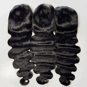 วิกผมแท้แบบ Body Wave สีธรรมชาติ นุ่มลื่นเป็นลอนสวย วิกผมหน้าผากโปร่งใส 13x4  วิกผมหนาเต็มศีรษะ - Product Image 1
