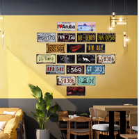 Plaque d'immatriculation en alliage d'aluminium chromé de 6''*12'' pour l'impression de voitures et de motos, vente en gros