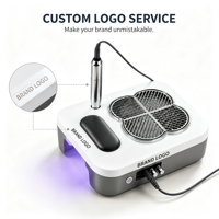Lampe UV pour ongles Meixin haute puissance 120W avec logo personnalisé, aspirateur automatique portable pour usage domestique, machine à poncer ISO