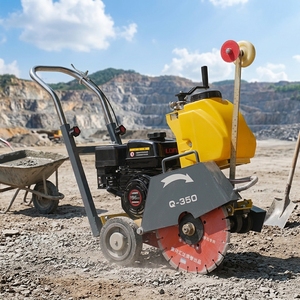 Cortadora de Concreto a Gasolina LONG Q-350, Motor de 196cc, Alta Potencia, Uso en Construcción - Product Image 1