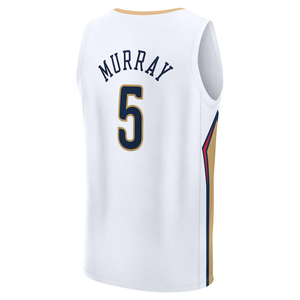 Herenkleding # 5 Murray New Orleans Jersey Custom Basketball Gestikte Shirts Geborduurde Jeugduniformen Sportkleding met logo's Hot-press - Product Image 3