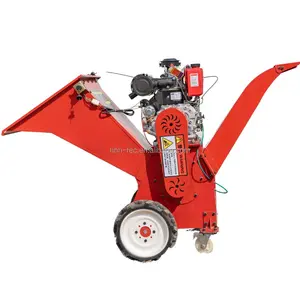 China Factory Direct Spot Diesel Chipper Petrol Branch Shredder chipper shredder machine