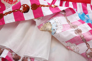 ชุดเดรสลายดอกไม้สำหรับเด็กผู้หญิงแบบพรีเมียมใหม่สำหรับโอกาสพิเศษ - Product Image 5