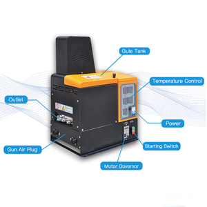 Componente Pompa Semi-Automatica Pneumatica da 7L per Colla a Caldo ad Alta Temperatura, per Imballaggi Alimentari e Chimici, Facile da Usare - Product Image 2