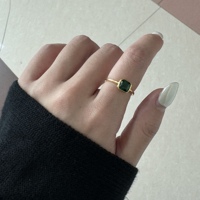 Vente chaude 925 Sterling Silver 5A Zircon Cubique Plaqué Or 18K Bague De Fiançailles De Mariage Ensemble Princesse Coupe Vintage pour les Fêtes