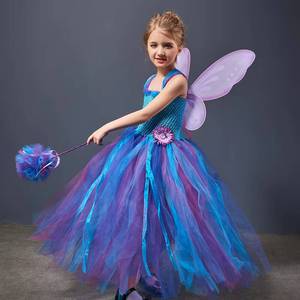 Vestido de Hada con Tutú para Niñas Pequeñas HP, Falda Abombada para Baile, Disfraz de Cosplay, Vestidos de Tul de Verano para Niñas de 2 a 10 Años - Product Image 3