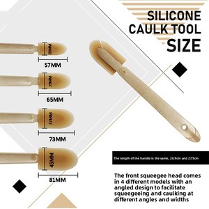 4Pcs Rubber Caulking <b>Tool</b> Kit Reusable Caulk Finishing <b>Tool</b> Grout Sealant Caulking Smoothing <b>Tool</b> <b>for</b> Kitchen Bathroom Window - Product Image 3