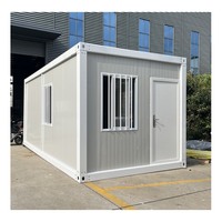 Maison conteneur pliable au design moderne et respirant, pour bureau, hôpital, chambre, atelier, villa, appartement, avec conception de modèle 3D