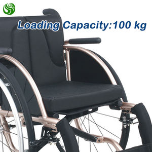 Juyi פנאי כיסא גלגלים אור משקל ידני נייד סיטונאי ספורט כסאות גלגלים מחיר כיסא גלגלים בשימוש למכירה - Product Image 4