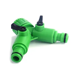 Industry Direct Selling Y Connector Garden Water Hose 3 Way Splitter With Check Valve Promotion Garden Hose Water Tap Connector