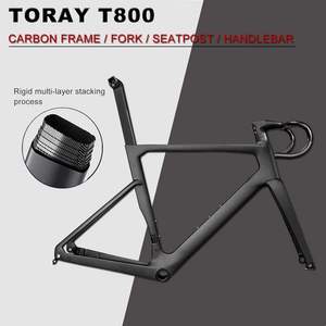 Vélo en fibre de carbone 700C Shimano Ultegra <span class=keywords><strong>R8000</strong></span> 22 vitesses, vélo de course urbain sportif léger avec jantes en alliage d'aluminium, pédale ordinaire - Product Image 2