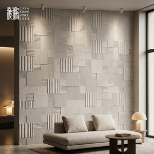Wholesale Waterproof 3D Textured Marble Wall Panel Modern Design 3D Marble <strong>Slab</strong> for Living Room - Product Image 1