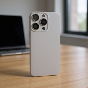 Cubierta Trasera con Soporte Metálico y Lente para iPhone 15 Pro Titanio - Product Image 3