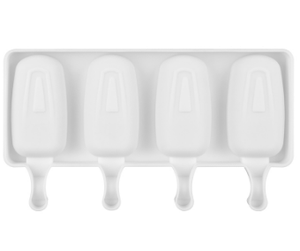 Chinese <strong>Supplier</strong> Food Grade 4/8 Cavities Oval Silicone <strong>Popsicle</strong> Ice Cream <strong>Mold</strong>