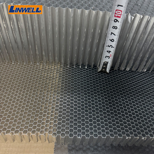 Chân không hàn intercooler lõi intercoolers lõi tấm vây nhôm tổ ong làm cho máy xây dựng mặt tiền kết cấu - Product Image 1