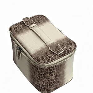 Durable Wholesale Women Toiletry Bag Crocodile Pattern <b>Makeup</b> Bag High Grade Cosmetic Bag Crocodile Skin Travel Bag - Product Image 2