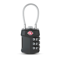 Casier de serrures à combinaison TSA à 3 chiffres TSA-532 de haute qualité pour sac à bagages