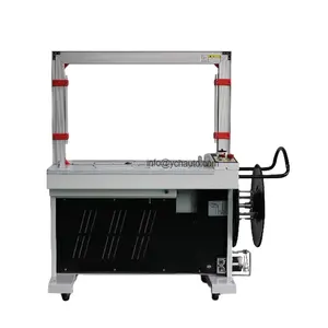 Machine d'emballage de cerclage automatique de pp de fournisseur d'usine d'origine avec la table haute 220 v pour la France Pologne 2023