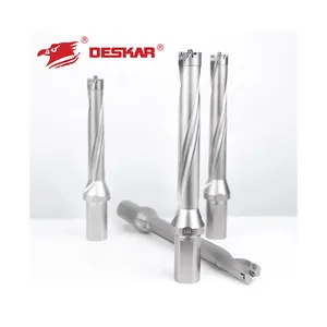 DESKAR U-Drill U Série Broca Mordidas Torno CNC Ferramenta Indexável Para Carbide Inserções