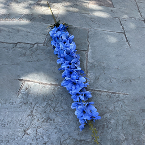 Arrangement <span class=keywords><strong>de</strong></span> fleurs artificielles en gros du <span class=keywords><strong>fleuriste</strong></span> 125cm grande fleur <span class=keywords><strong>de</strong></span> Delphinium bleu - Product Image 3